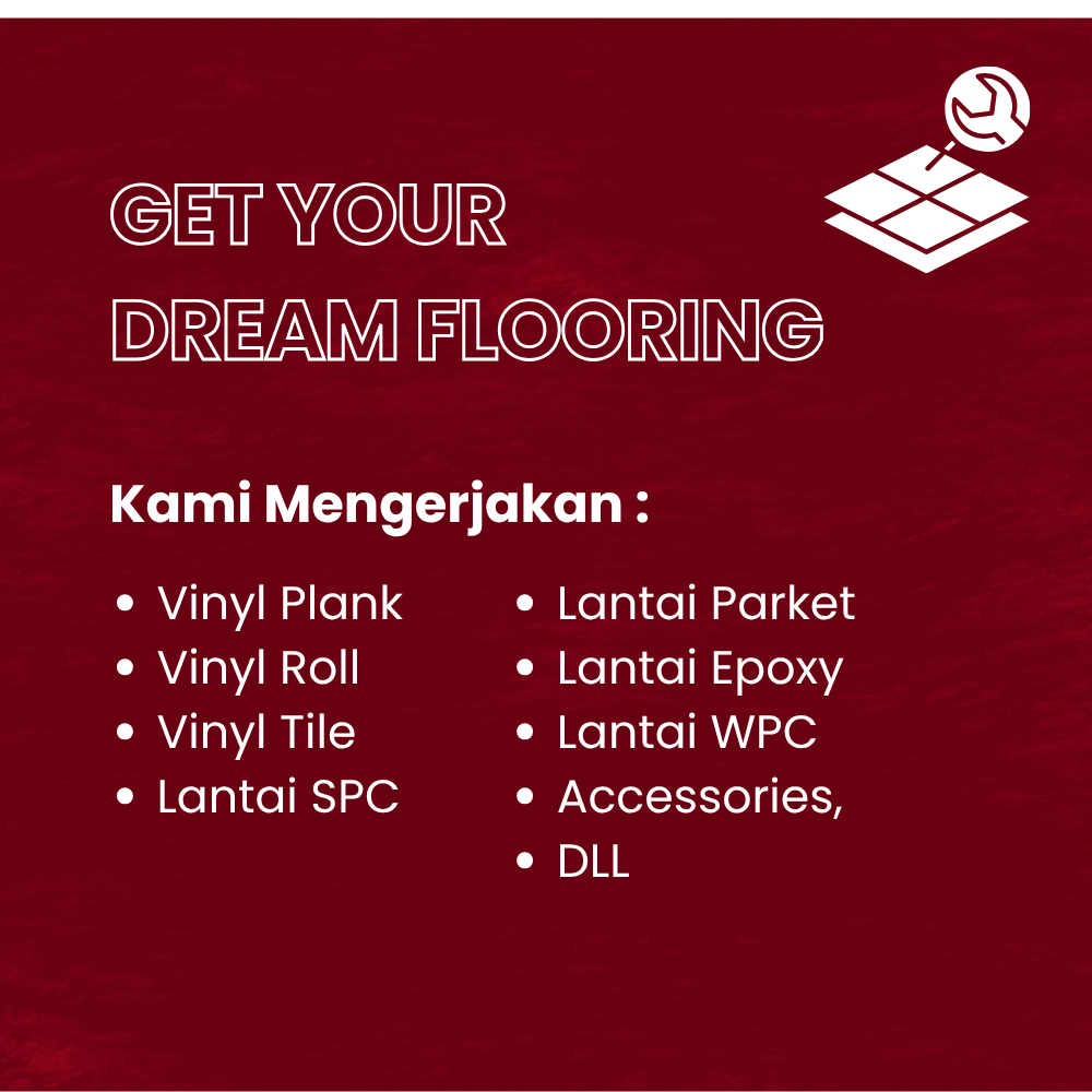 Kami mengerjakan lantai alparsa interior