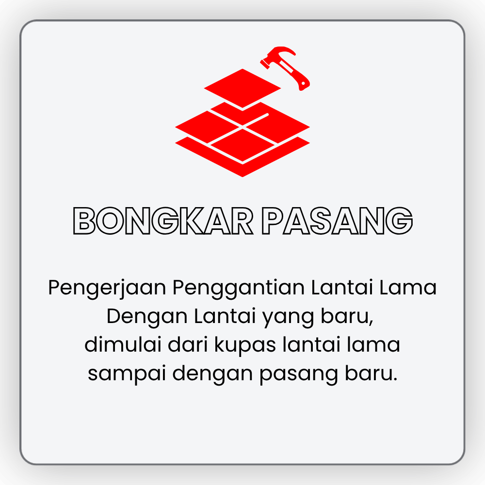 Jasa Bongkar Pasang Lantai