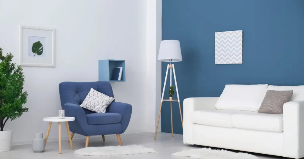Biru Muda dan Putih