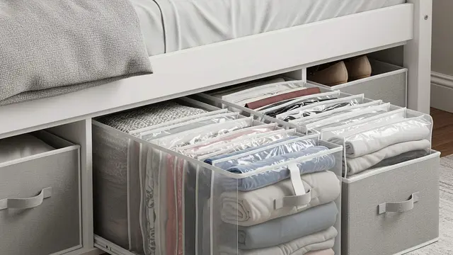 Manfaatkan Area Bawah Tempat Tidur