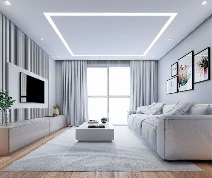 Plafon dengan Lampu Downlight